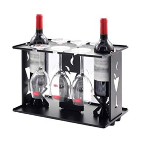 creative simplicity creative simplicity wine rack creative simplicity wine glass holder wrought iron ornaments upside down creative home square adjustable 40 * 23.5 * 27.5 cm, pibm