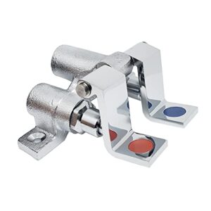 amgood stainless steel dual foot pedal valve control for faucet