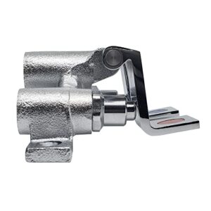 AmGood Stainless Steel Dual Foot Pedal Valve Control for Faucet