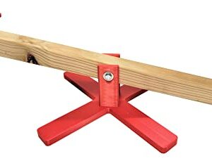 RITE FARM PRODUCTS 22 INCH Long Chicken Teeter Totter RED Poultry Seesaw Perch