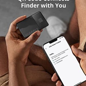 eufy Security by Anker SmartTrack Card (Black, 1-Pack), Works with Apple Find My (iOS Only), Wallet Tracker, Phone Finder, Water Resistant, Up to 3-Year Battery Life(Android Not Supported)