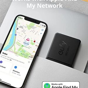 eufy Security by Anker SmartTrack Card (Black, 1-Pack), Works with Apple Find My (iOS Only), Wallet Tracker, Phone Finder, Water Resistant, Up to 3-Year Battery Life(Android Not Supported)