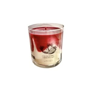 Signature Marbled Candle | Strawberry | Strawberry Cheesecake | Scented Candle | 100% Soy Wax | Cotton Wick |