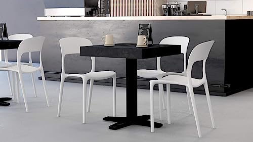 Mobili Fiver, First Bar Table, Concrete Black, Made in Italy