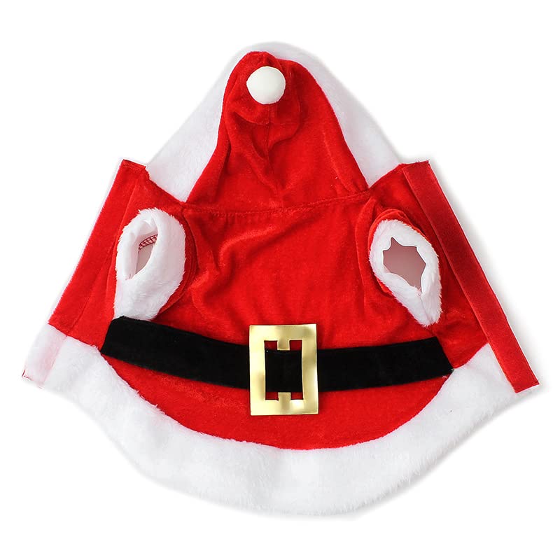 7chatudo Dog Santa Claus Costume for Small and Medium Pets (Small)