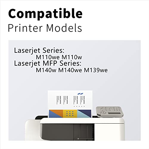 LemeroSuperx Compatible Toner Cartridge Replacement for HP 141A W1410A Black Toner Cartridge(No Chip) , for Laserjet M110we M110w MFP M139we M140w Printer (1 Black)