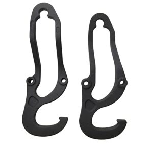 GaeaAuto Front Tow Hooks and Bezel Bracket with Hardware Replacement fit for 2009-2019 Dodge Ram 1500 #82210967 68196982AA