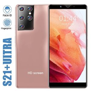 Unlocked Mobile Phones, 6.1 Inch Ultrathin Android Smart Phone HD Full Screen Phone, Dual SIM Deca-core Unlocked Smartphones 1+8G RAM, 2MP+5MP Mobile Cell Phone, Gift for Friends (Rose Gold)