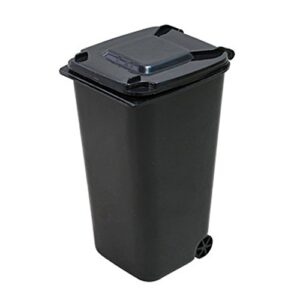 storage box creative cleaning storage garbage can small cleaning mini trash rubbish bin(black)