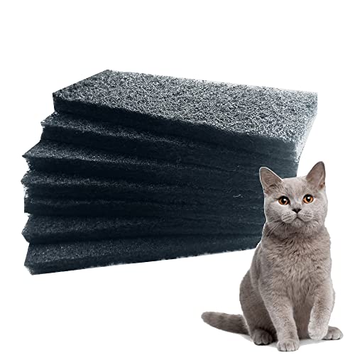 Pack 12 Carbon Filters Compatible, Litter Box Filter, Activated Replacement Carbon Filters for All Litter Models,Absorbs Foul Cat Litter Box Smells, Hairs