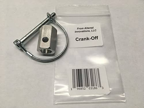 Crank-Off Top Wind Trailer Front Jack Crank Handle (Curt 28921) Cordless Drill Adapter