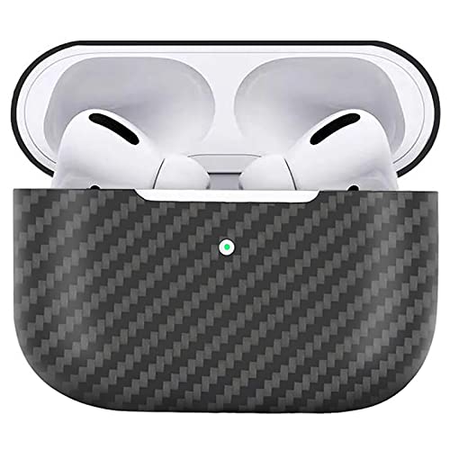 OUGIC Sisyphy Super Slim Case Compatible for AirPods Pro 2nd (2022) Headphone, Real Aramid Fiber Skin, Carbon Thin Shockproof Cover