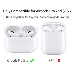 OUGIC Sisyphy Super Slim Case Compatible for AirPods Pro 2nd (2022) Headphone, Real Aramid Fiber Skin, Carbon Thin Shockproof Cover