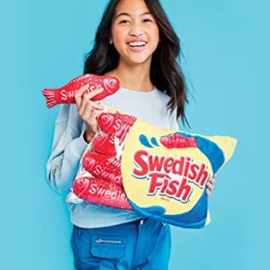 iscream Swedish Fish Package 12" x 18" Pillow Set with Mini Fish Candy Pillows