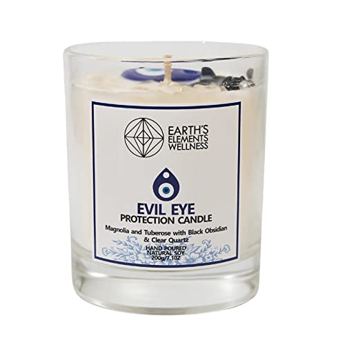 Earth's Elements Wellness Candle Evil Eye Protection Candle