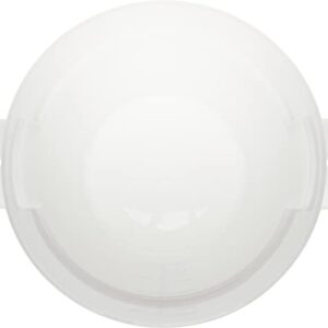 Carlisle FoodService Products CFS StorPlus Plastic Round Food Storage Container, 22 Quart, White, (Pack of 6)