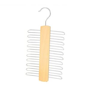 tie hanger wooden tie rack rotable tie holder for home office dormitory hotel clothing store