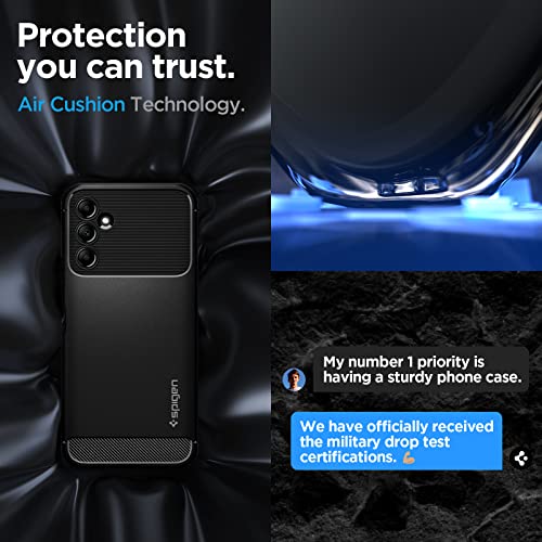 Spigen Rugged Armor Designed for Galaxy A14 5G Case (2023) - Matte Black