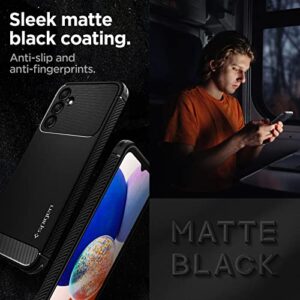 Spigen Rugged Armor Designed for Galaxy A14 5G Case (2023) - Matte Black