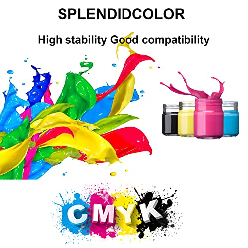 SPLENDIDCOLOR 7500 Toner Remanufactured Phaser 7500 Toner Cartridge 106R01436 106R01437 106R01438 106R01439 Replacement for Xerox Phaser 7500 7500N 7500DN 7500V 7500DT 7500YD 7500DX Printer.