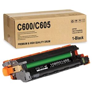 c600/c605 108r01488 black drum unit 1-pack - uotyue compatible 108r01488 drum unit replacement for xerox versalink c600 c605 printer (extra high yield)