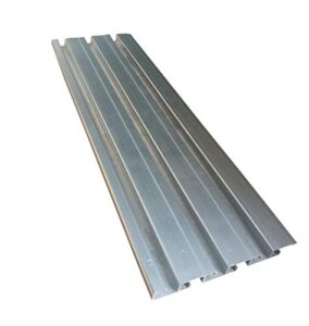 fixturedisplays® 24" l x 5"w double sided slatwall aluminum slatwall panel merchandising slatwall metal board 11561-slatwall-npf-sl