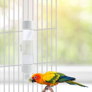 Bird Water Dispenser Parrot Waterer Automatic Bird Water Feeder for Medium Birds Parakeet Cockatiel Conure Caique (Small)