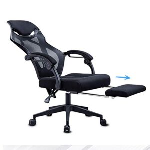 office chair ergonomic desk chair mesh computer chair lumbar support modern executive adjustable rolling swivel chair comfortable mid task home office chair