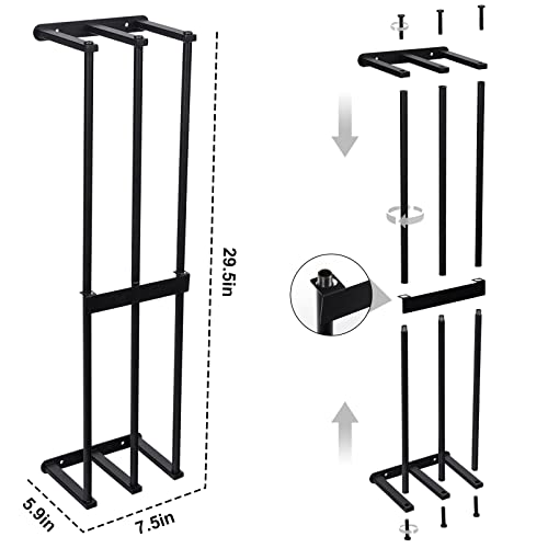 XIAPIA Racks Steel Holder for For Rolled Towel, Storage for Small Bathroom, Wall Mounted Shelves Organizer, 29.5x7.5x5.9 in