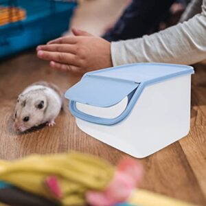 PATKAW Chinchilla Sand Bath Box Gerbil Bathroom Dwarf Hamster Bathtub Hedgehog Toilet for Guinea Pig Squirrel Other Small Animals Cage Accessories