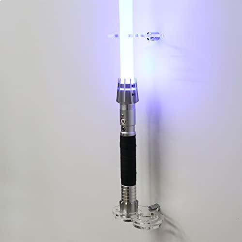 KAFENDA Lightsaber Wall Mount Lightsaber Vertical Mount For Wall Support 2 Lightsabers Acrylic Wall Mounted Lightsaber Holder