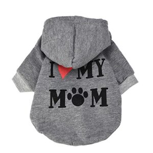 small clothes t-shirt pet clothes for dog cat puppy hoodies coat fleece sweatshirt warm sweater dog outfits