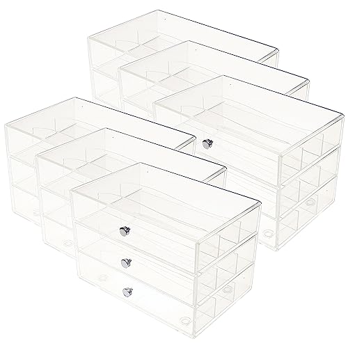 6 Pack: Three-Drawer Washi Organizer by Simply Tidy™