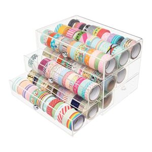 6 Pack: Three-Drawer Washi Organizer by Simply Tidy™