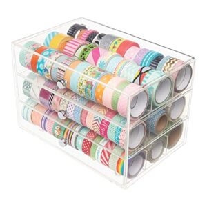 6 Pack: Three-Drawer Washi Organizer by Simply Tidy™