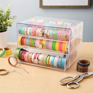 6 Pack: Three-Drawer Washi Organizer by Simply Tidy™