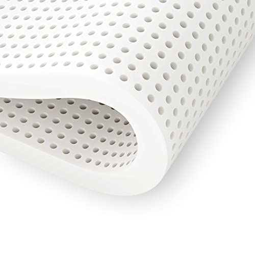 PlushBeds 3" Medium-Firm Topper| 100% Natural Talalay Latex| Made in The USA| Luxurious Comfort | Soothing Pressure Point Relief | Support for Shoulders, Hips, Back, and Knees|Twin