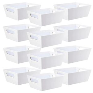 michaels bulk 12 pack: white basket with handles by celebrate it®