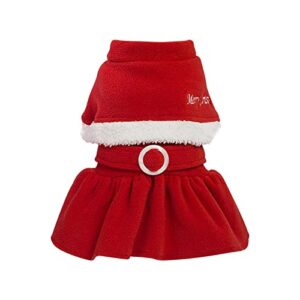 honprad cute dog outfits for medium dogs costume clothes and pet christmas holiday autumn skirt style winter dog clothes medium girl
