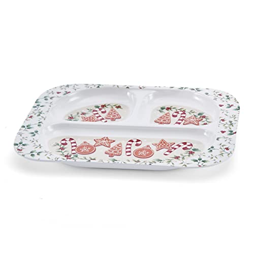 Pfaltzgraff Winterberry Melamine Child Dinner Tray, Set of 4