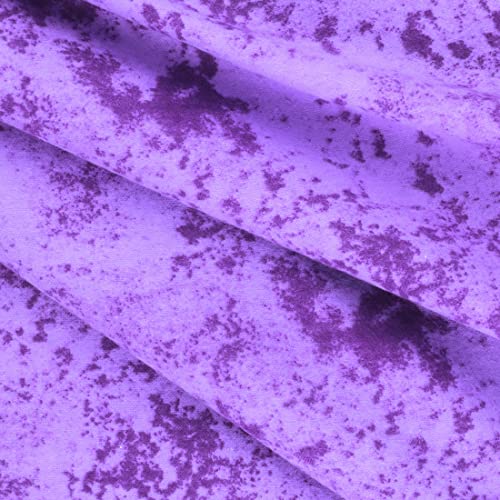 Mook Fabrics Flannel Snuggy PRT Marble, Lilac, 15 Yard Bolt