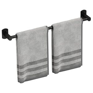 dancrul bathroom towel bar for wall mount-towel rods for bathroom-20 inch black towel holder bath towel hanger