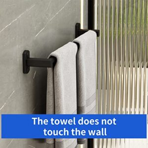 Dancrul Bathroom Towel Bar for Wall Mount-Towel Rods for Bathroom-20 Inch Black Towel Holder Bath Towel Hanger
