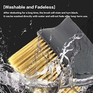 Rsept Car Air Outlet Cleaning Brush,Auto Interior Dust Brush,Long Hair Wide Handle Brushes Car Cleaning Brushe Duster,Soft Detailing Brush Dusting Tool for Car Interior,Air Vents,Dashboard (Yellow)