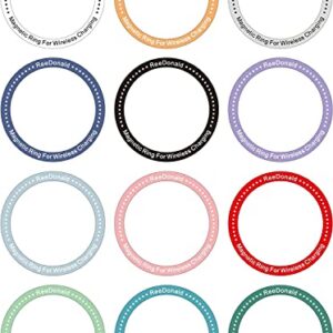 Reedonald Magnetic Rings 3Pack,Universal Metal Magnet for Wireless MagSafe Charge