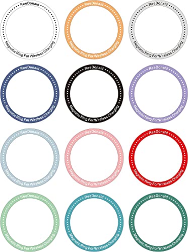 Reedonald Magnetic Rings 3Pack,Universal Metal Magnet for Wireless MagSafe Charge