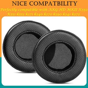 TaiZiChangQin Upgrade Thicker Ear Pads Cushion Memory Foam Replacement Compatible with AKG HD MKII K550 K551 k553 k271 k240 k270 k290 k241 k272 Headphone