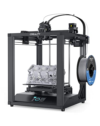 Creality Official 3D Printer Ender-5 S1 250mm/s High-Speed 3D Printers with 300 High-Temp Nozzle Direct Drive Extruder, CR Touch Auto Leveling, Stable Cube Frame High Precision,8.66X8.66X11.02 inch