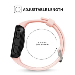 BaayCerrie for Garmin Forerunner 35 Watch Band Replacement, Soft Silicone Strap Wristband Compatible with Forerunner 35 Smartwatch (Pink)