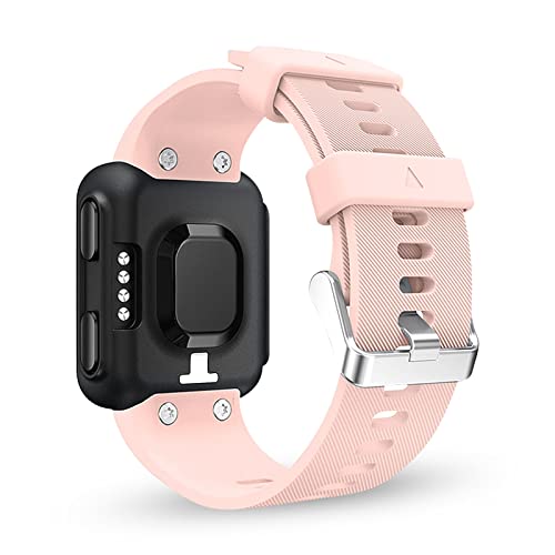 BaayCerrie for Garmin Forerunner 35 Watch Band Replacement, Soft Silicone Strap Wristband Compatible with Forerunner 35 Smartwatch (Pink)
